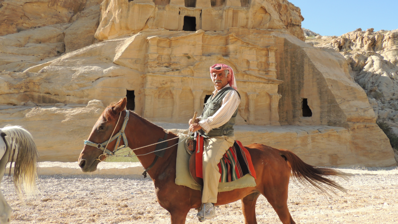 A local Jordanian man