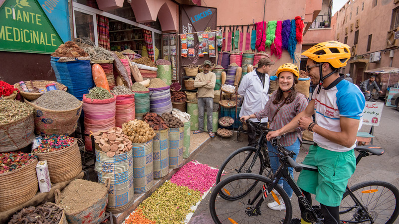 Cycling in Marrakech 