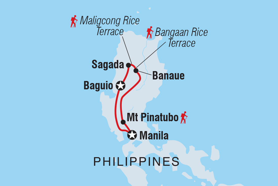 Map of Northern Philippines Highlights including Philippines