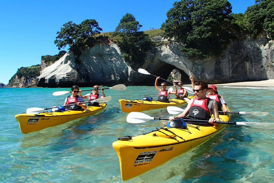 Kayaking in Coromandel, North Island, New Zealand