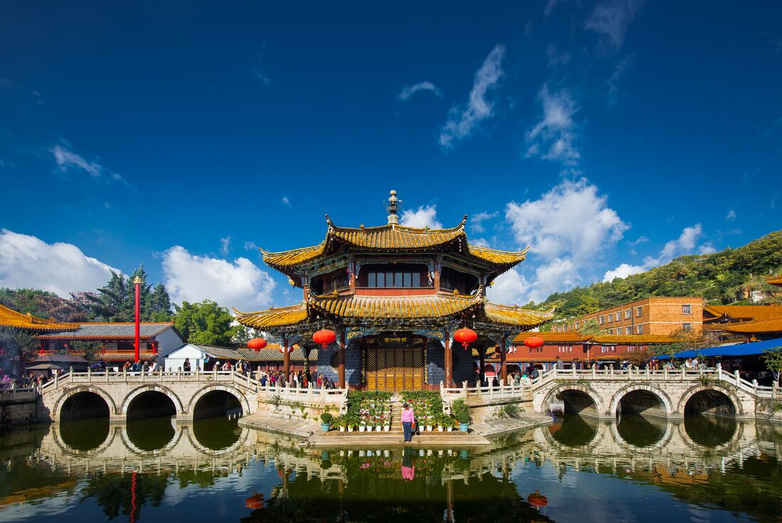 Yuantong Temple pagoda in Kunming China