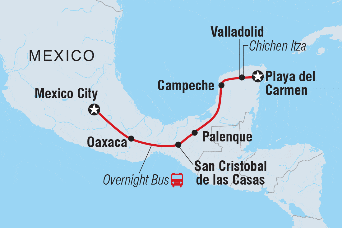 Map of Real Mexico including Mexico