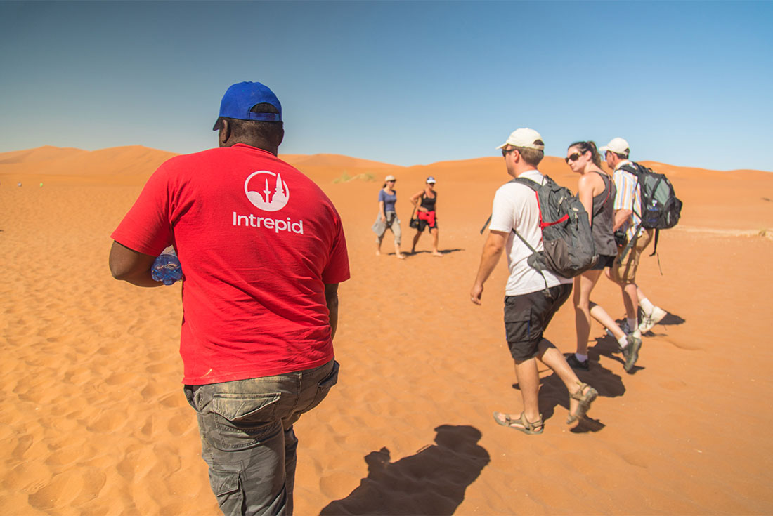 Across the Sossusvlei deserts of Namibia with Intrepid