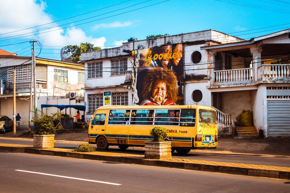 The streets of Freetown