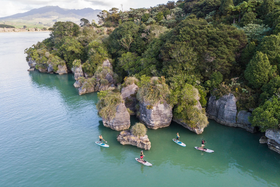 Kayaking in Raglan, North Island, New Zealand