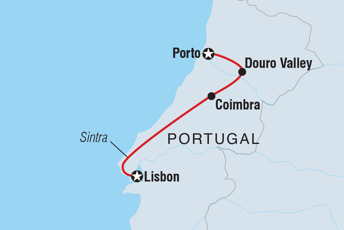 Map of Premium Portugal including Portugal