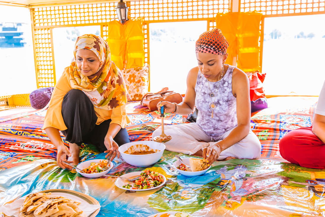 Jump aboard a Felucca and drift down the Nile in Egypt