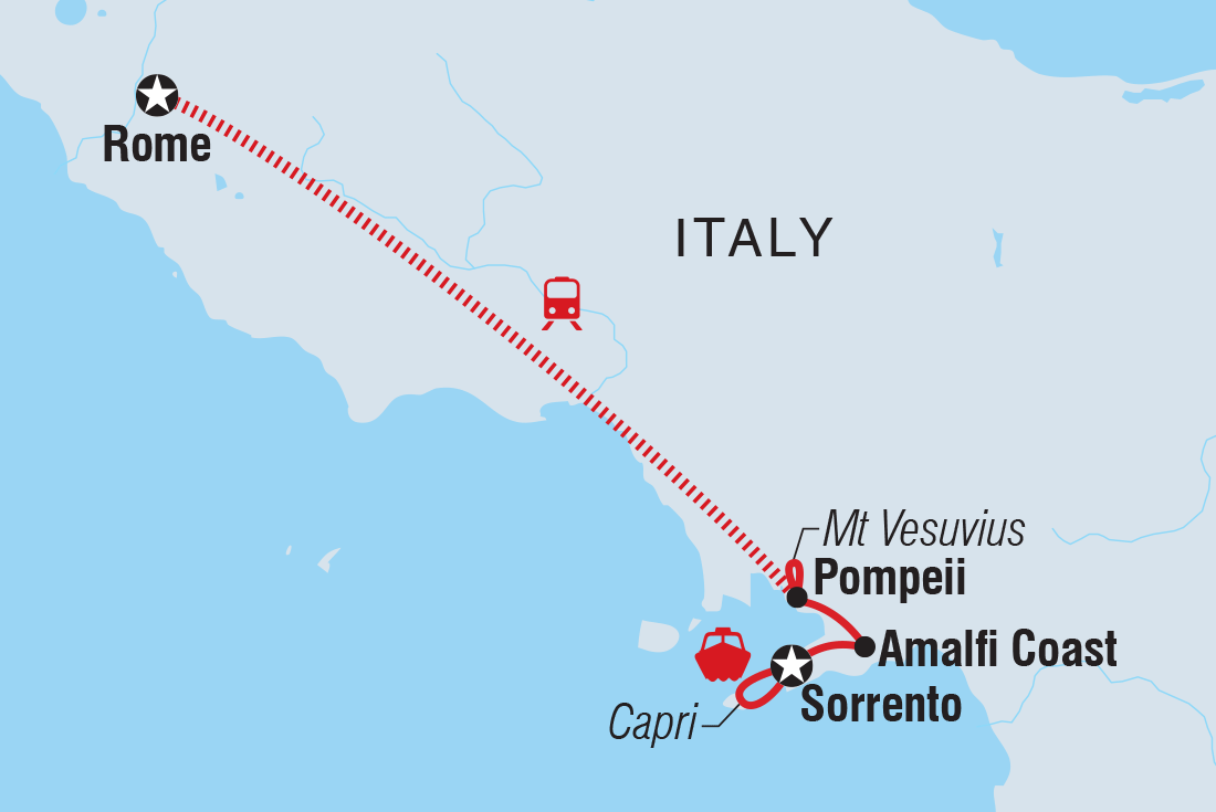 Map of Italy Family Holiday including Italy