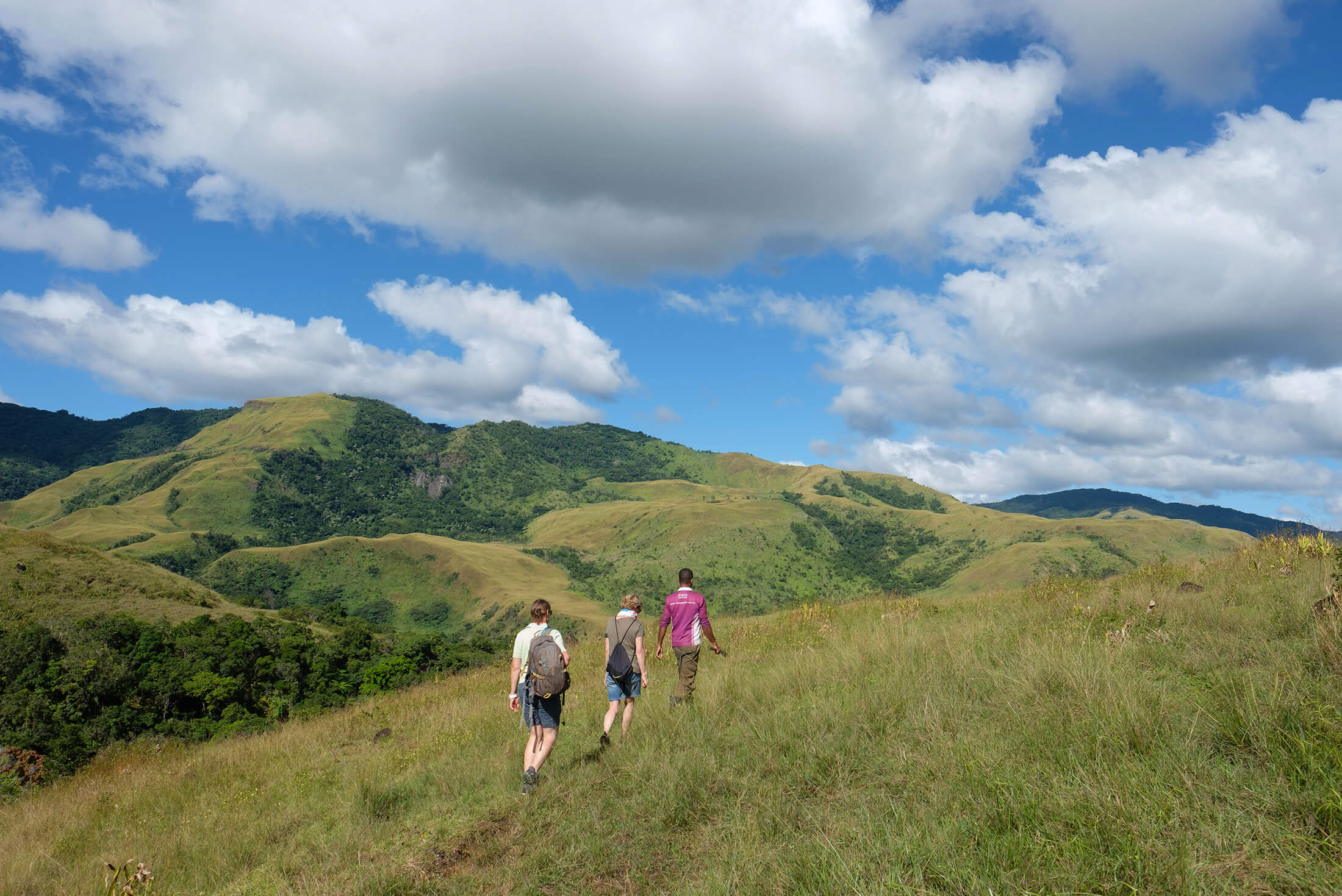 Circular walk in Nubutautau, Fiji