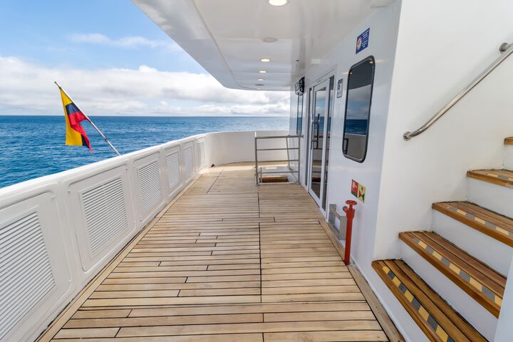 Exterior viewing deck in Grand Queen Beatriz 