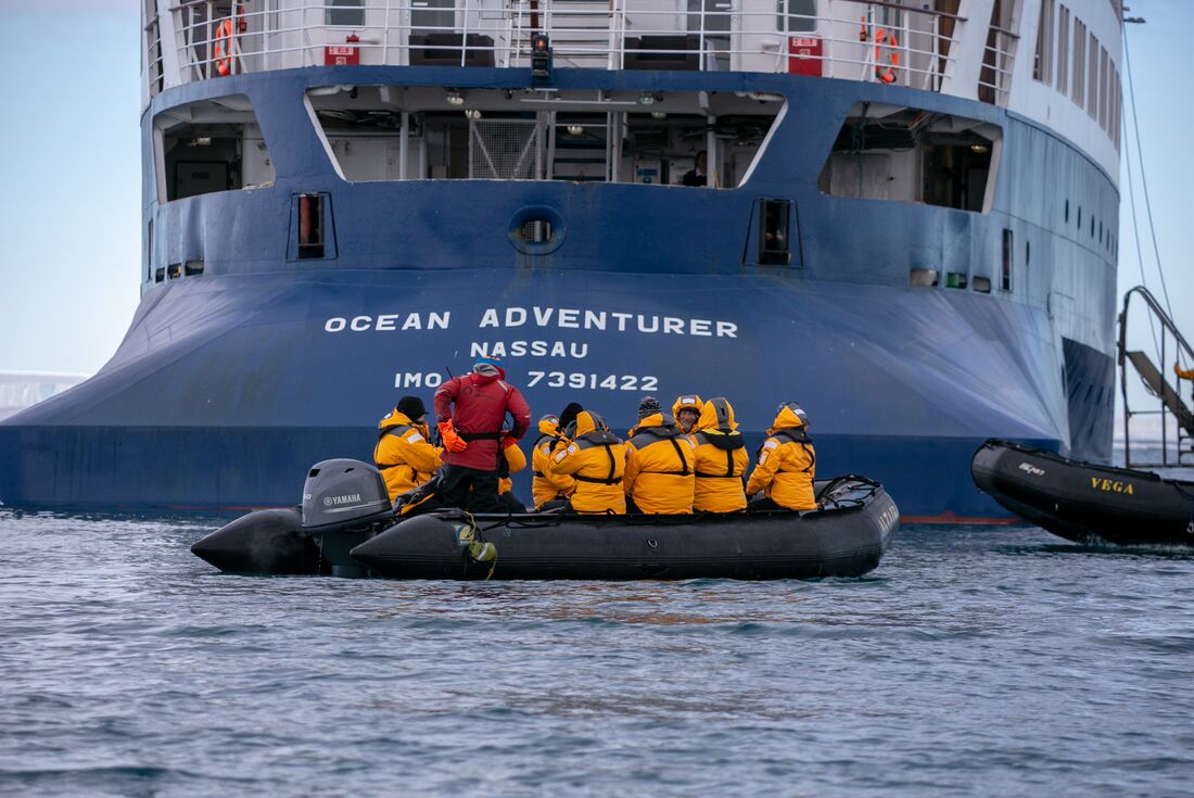The Ocean Adventurer in Svalbard, Arctic