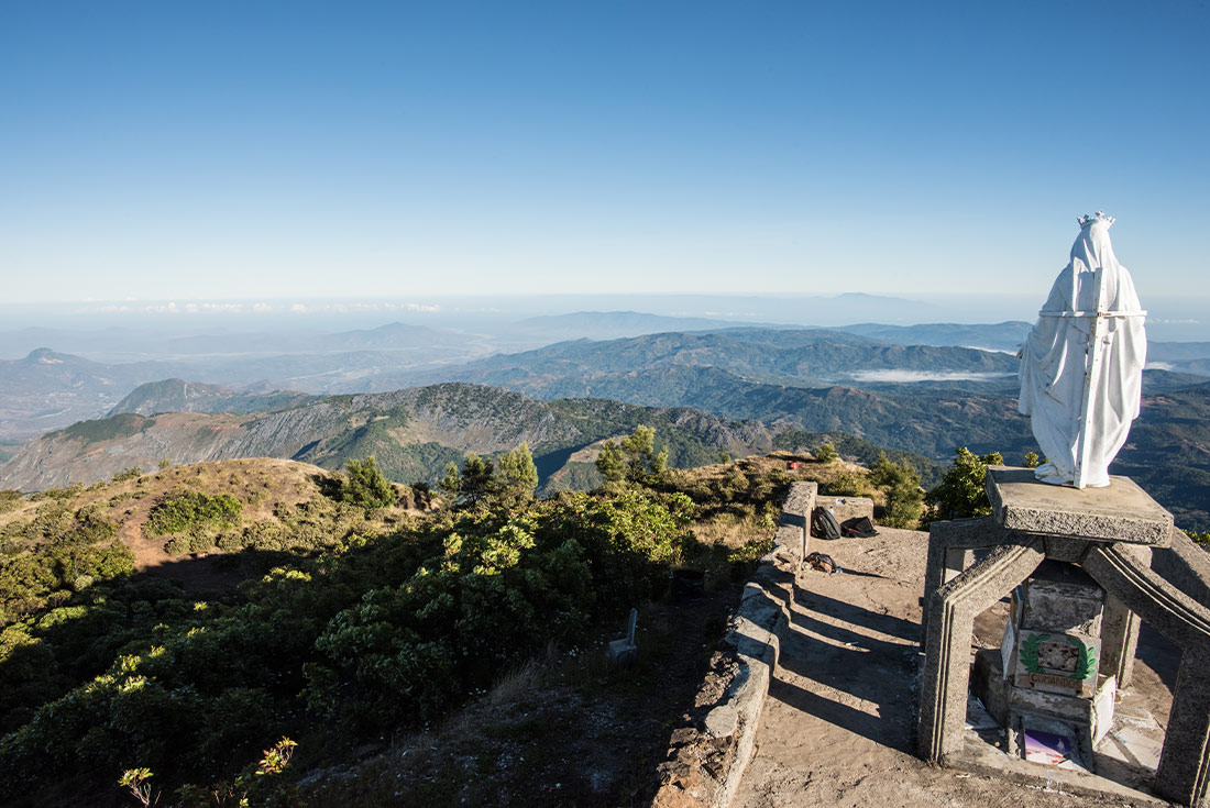 View of Maubisse from Mt Ramelau, Timor-Leste