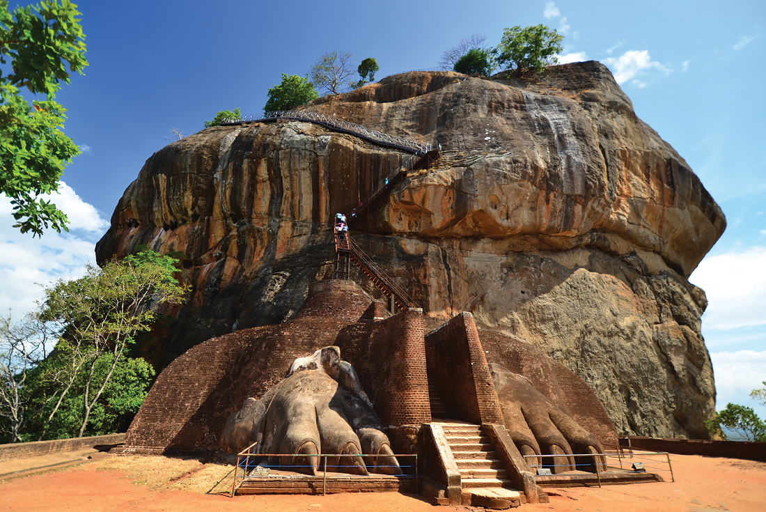 sri lanka sigiriya lion rock fortress